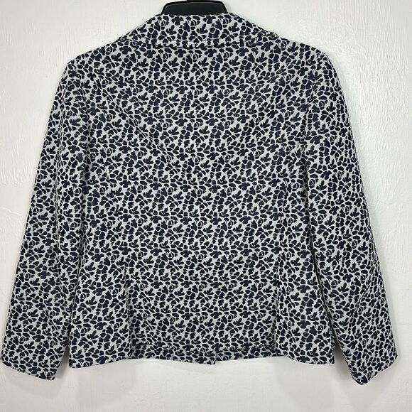 TERSUISSE Vintage Floral Long Sleeve Collared Button-Up Jacket Size M - Picture 3 of 9